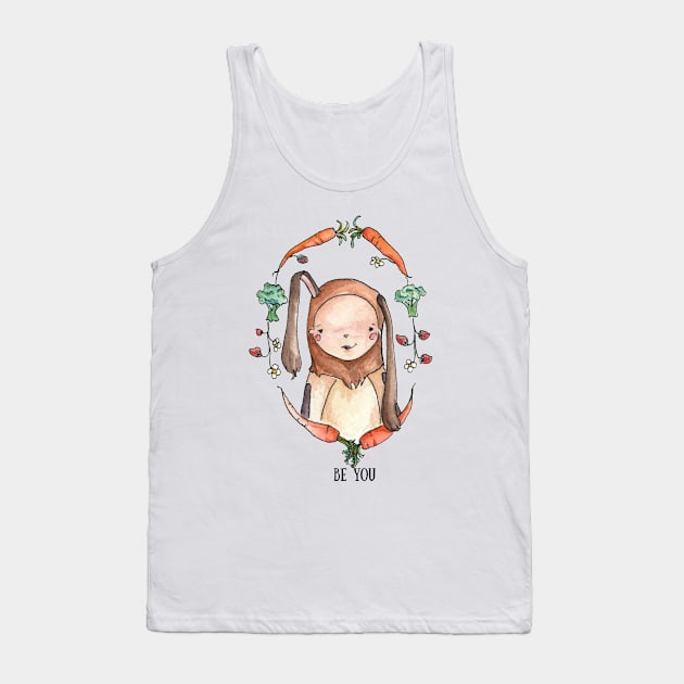 Be You Bunny Tank Top by Flightoftheparcel